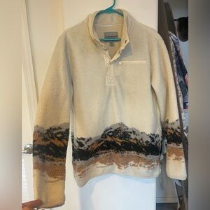 Legendary Whitetails Cream and Brown Women's Sweater